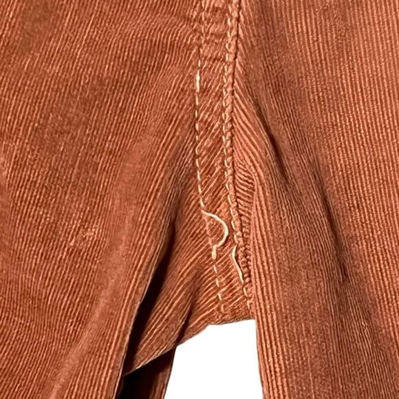 Bella Dahl Anthropologie Corduroy Pants Sz 31 Burnt Orange Fall Academia Casual - Picture 11 of 11
